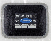 Пластир кордовий RX 10 HD 70x90 мм BESTPATCH